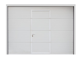 white gate isolated on white background