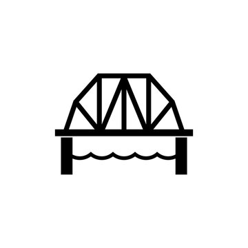 Truss bridge icon