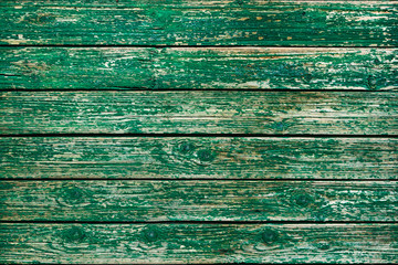 Obraz premium Vintage wood background with peeling grunge paint.