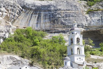 Orthodox church in mountains