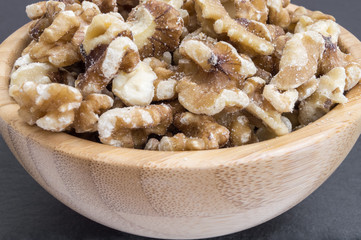 dried fruits in a bowl with nuts