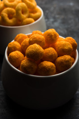 Kaddu or Pumpkin Kheer Or Bhoplyachi Kheer in Marathi and gummadikaya payasam in Telugu, Garnished with dry fruits. served in a bowl over moody background. Selective focus
