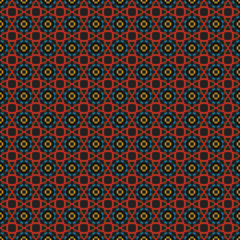 Rhombic seamless pattern. Block repeat background. Geometric pattern in traditional, ethnic style. Moroccan tiles.