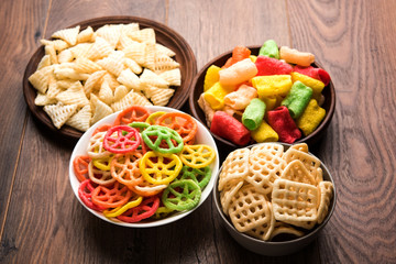 Basundi Or Rabri is an Indian sweet popular in Gujarat and Maharashtra. It is a sweetened condensed milk. Garnished with Dry fruits and Saffron. Served in a bowl over moody background. Selective focus