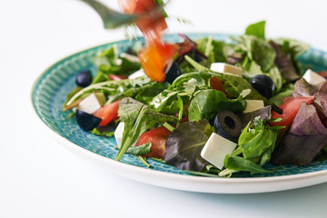 mixed salad with tomato
