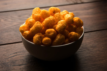 Kaddu or Pumpkin Kheer Or Bhoplyachi Kheer in Marathi and gummadikaya payasam in Telugu, Garnished with dry fruits. served in a bowl over moody background. Selective focus