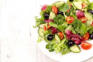 bowl of vegetable salad