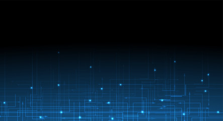 Digital technology world. Business virtual concept. Vector background