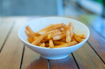 potato fast food dinner chips