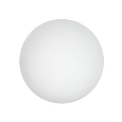 White lacrosse ball isolated on white background - 206480391