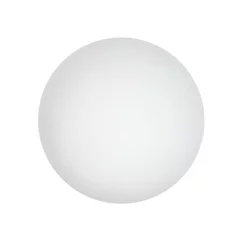 Selbstklebende Fototapete Ballsport Weißer Lacrosse-Ball isoliert auf weißem Hintergrund