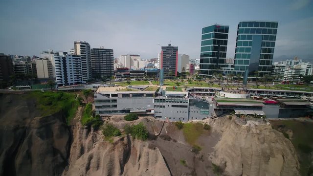 Aerial Peru Lima Larcomar February 2018 Sunny Day 4K Wide Angle Inspire 2 Prores

Aerial video of downtown Lima in Peru on a sunny day. 