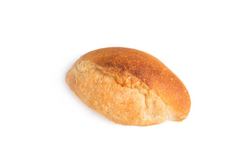 bread on a white background

