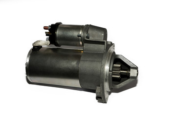 detail for the repair of a machine, a product made of metal, a spare part on a white background,