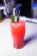 alcoholic drink with ice