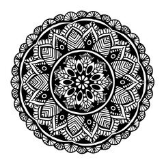 Mandalas for coloring  book. Decorative round ornaments. Unusual flower shape. Oriental vector, Anti-stress therapy patterns. Weave design elements. Yoga logos Vector.