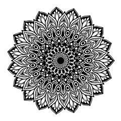 Mandalas for coloring  book. Decorative round ornaments. Unusual flower shape. Oriental vector, Anti-stress therapy patterns. Weave design elements. Yoga logos Vector.
