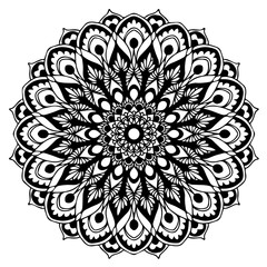 Mandalas for coloring  book. Decorative round ornaments. Unusual flower shape. Oriental vector, Anti-stress therapy patterns. Weave design elements. Yoga logos Vector.