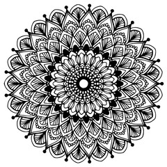 Mandalas for coloring  book. Decorative round ornaments. Unusual flower shape. Oriental vector, Anti-stress therapy patterns. Weave design elements. Yoga logos Vector.