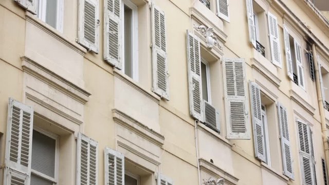Traditional flats in Cannes, France, Europe