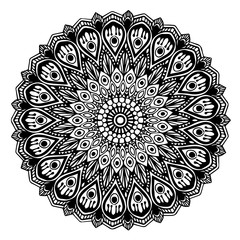 Mandalas for coloring  book. Decorative round ornaments. Unusual flower shape. Oriental vector, Anti-stress therapy patterns. Weave design elements. Yoga logos Vector.