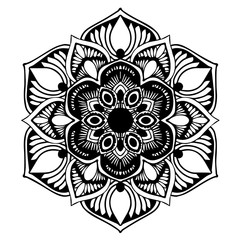 Mandalas for coloring  book. Decorative round ornaments. Unusual flower shape. Oriental vector, Anti-stress therapy patterns. Weave design elements. Yoga logos Vector.