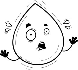 Scared Cartoon Waterdrop