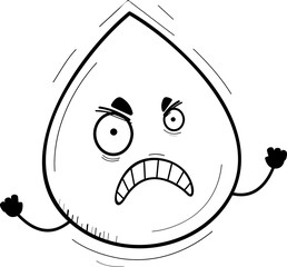Angry Cartoon Waterdrop