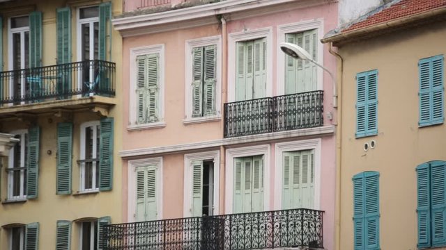 Typical French flats, Cannes, France, Europe