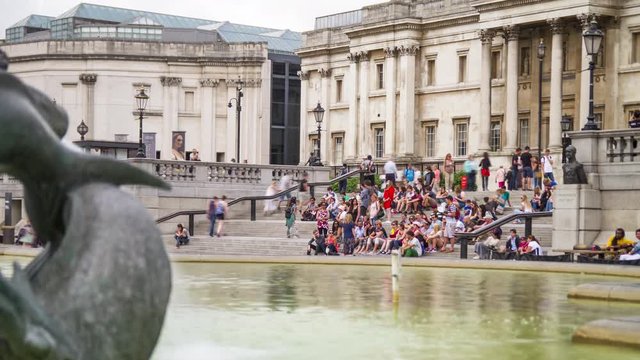 Trafalgar Square, London Timelapse