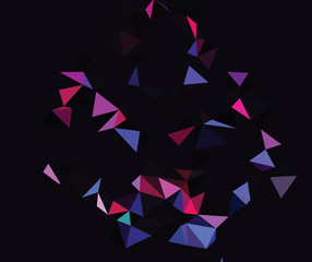 Obraz premium Abstract vector polygonal background. Low poly triangular pattern. The best graphic resourse for your design works.