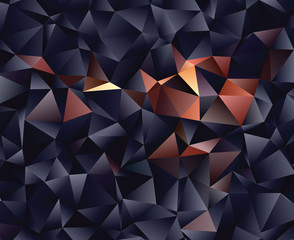 Abstract vector  polygonal  background. Low poly triangular pattern. The best graphic resourse for your design works.