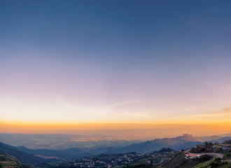 abstract background exterior view looking toward to the sunset