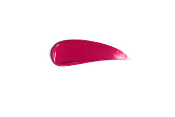 Lipstick Sample On White Background