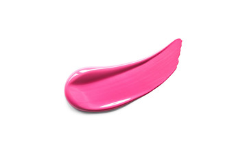 Lipstick Sample On White Background