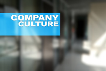 Fototapeta na wymiar Company culture text on virtual screen. Business, technology and internet concept.