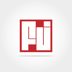 Initial Letter FJ Logo Design
