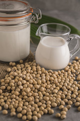 Soybeans and milk.