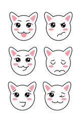 emoji kawaii cat