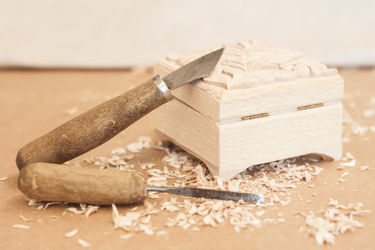 working tool of woodcarver