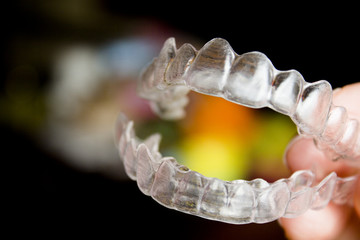 Transparent dental correction orthodontics