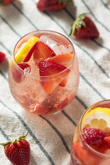 Homemade Berry Rose Sangria