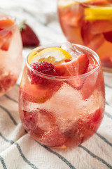 Homemade Berry Rose Sangria