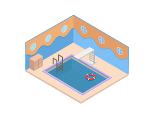Isometric pool