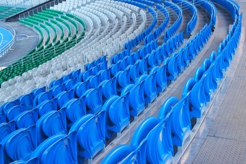 Naklejka premium empty seat of stadium