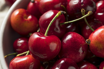 Raw Red Organic Cherries