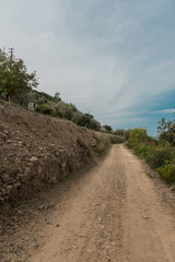 Along the Leucosia Mermaid Trail. Cilento. Castellabate. Campania. Views of the Amalfi Coast....