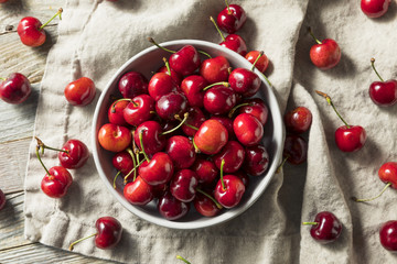 Raw Red Organic Cherries