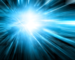 Fototapeta premium Abstract blue background