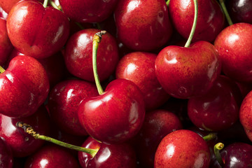 Raw Red Organic Cherries